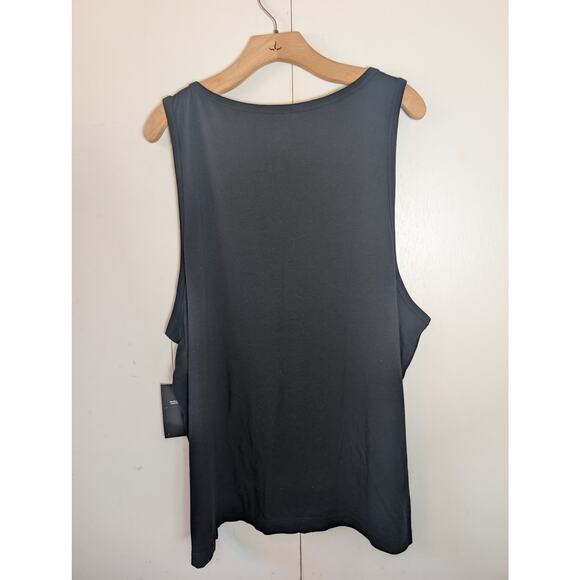 Fabletics The 24-7 Black Ribbed Tank 2XL - Picture 4 of 11